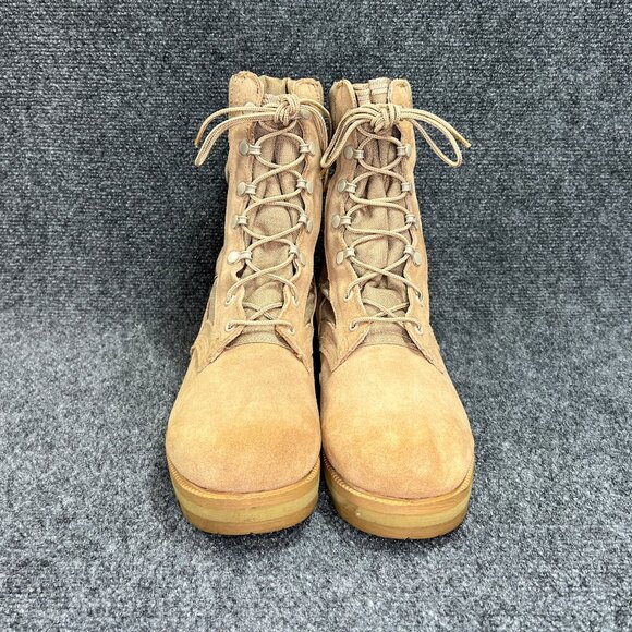 Altama Combat Boots Men's‎ Size 10R Tan Suede Tactical Vibram Outdoor Work Boots - Picture 2 of 15
